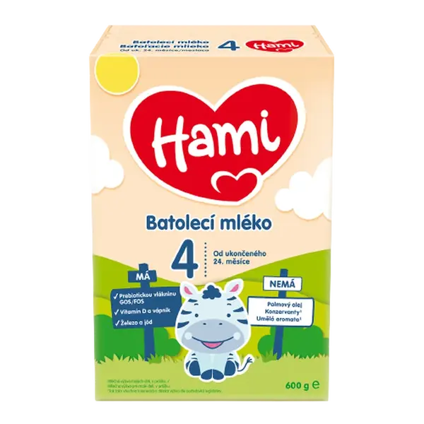 HAMI 4 batolecí mléko 600 g