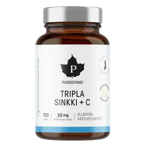 PUHDISTAMO Triple Zinc + Vitamin C 120 kapslí