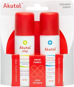 AKUTOL spray + STOP spray DUOPACK 2 x 60 ml