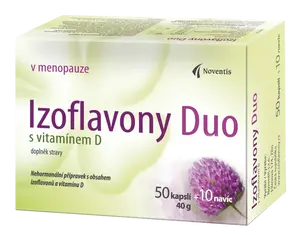 NOVENTIS Izoflavony Duo s vitamínem D 60 kapslí