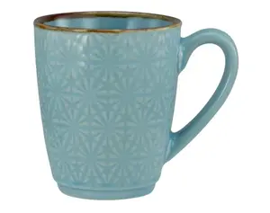 Hrnek 300 ml Retro, světle modrá