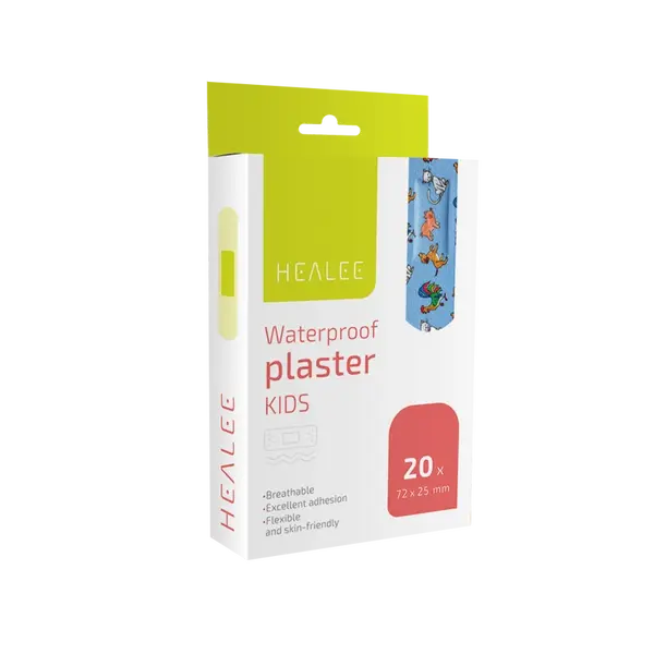 HEALEE Dětská voděodolná náplast 72x25mm 20 ks