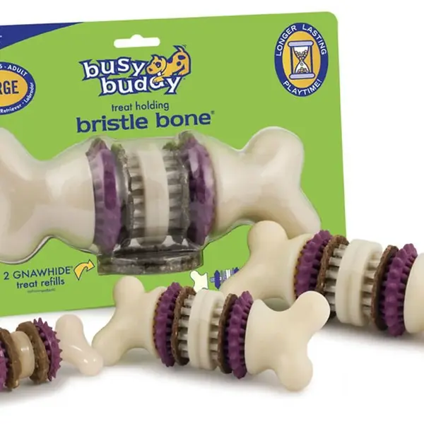 Busy buddy Bristle Bone hračka pro psy - S