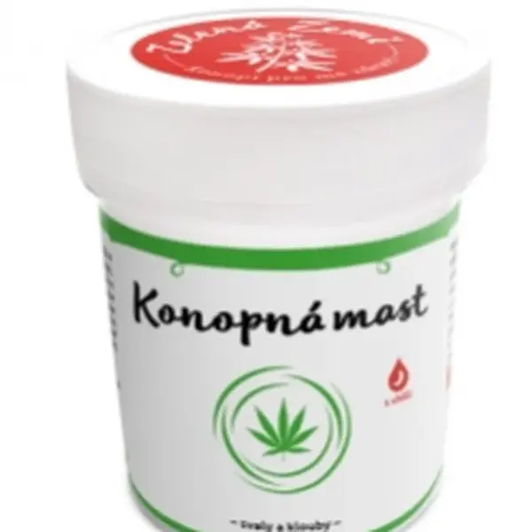 ZELENÁ ZEMĚ Konopná mast na svaly a klouby 100 ml