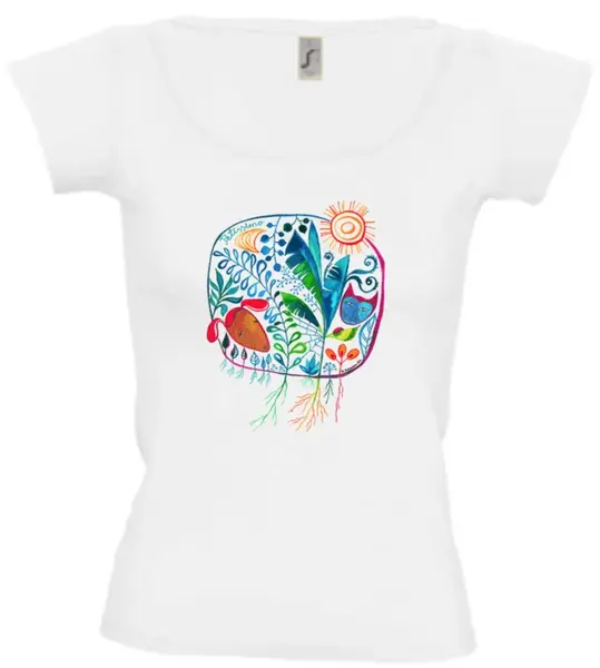 Petissimo Jungle dámske tričko - biele XS-S