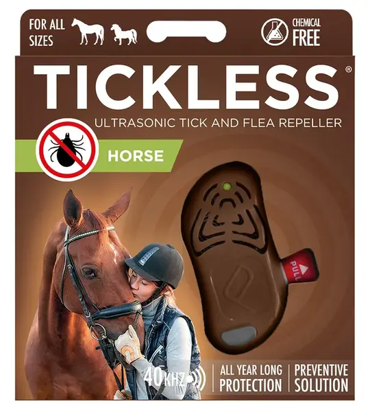 TickLess Horse ultrazvukový odpuzovač klíšťat Hňedá
