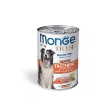 Monge Dog Fresh Senior konzerva - morčacie so zeleninou 400 g