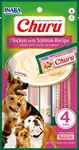 INABA Dog Churu Pyré - Kura s lososom 4 x 14 g