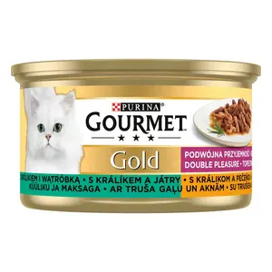 Gourmet Gold Duo zážitok 85 g králičie mäso a pečeň