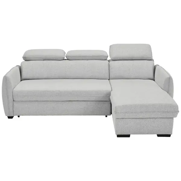 Carryhome ROHOVÁ SEDAČKA, textil, světle šedá