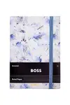 Zápisník BOSS Tie-dye Flower A5 fialová barva