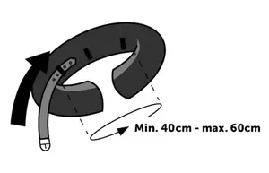 Flamingo límec Velikost L: 40-60 cm