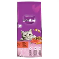 Whiskas granule s hovězím 1,4 kg