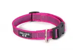 Julius-K9 Color & Gray pogumovaný pink obojek 39-65 cm / 25 mm (225CG-PN)