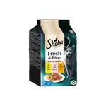 Sheba Fresh & Fine vlhké krmivo pro kočky - kuře, losos, krůta 6 x 50 g