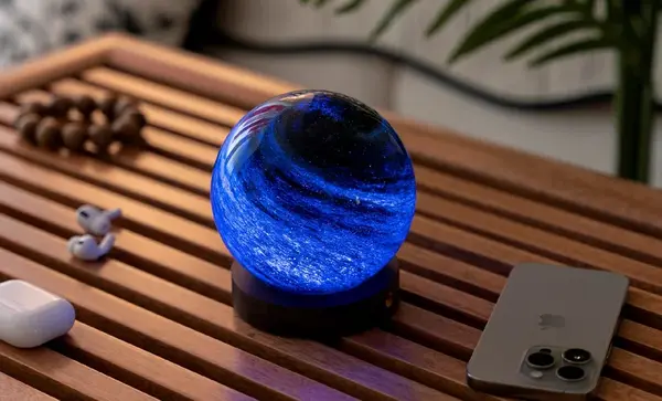 Lampa AstraGlass RGB, více variant - Gingko Varianta: Stellar Ocean - malá