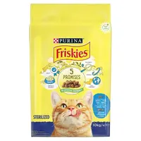Friskies Steril granule pre mačky - s lososom a pridanou zeleninou 2 x 10 kg