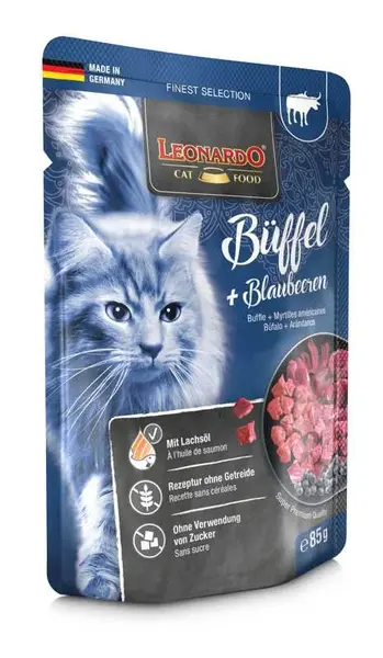 Leonardo Finest Selection buvolí maso s brusinkami - kapsičky 85 g