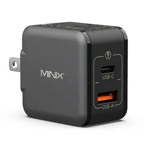 MINIX P1 Mini 33W Adapter Universal Dual Port Charger 1*USB-A 1*USB-C