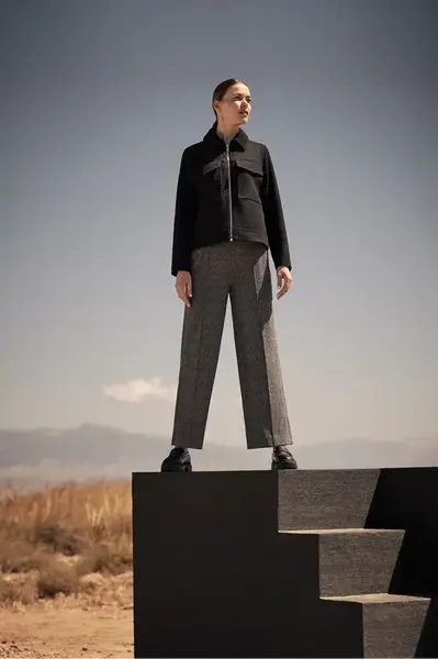 Marisse Women's Trousers Z-Sp-4508 D.Grey