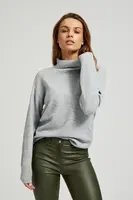 Marisse Women's Sweater Z-Sw-4511 Grey Mel