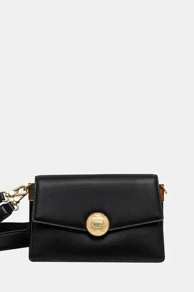 Kožená kabelka Lacoste