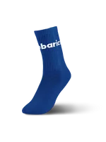 Barebarics - Barefoot Socks - Crew - Cobalt Blue - Big logo