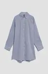WOMEN'S SHIRT L-KO-4016 BÍLÁ_NAVY