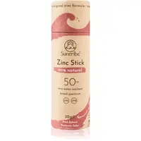 Suntribe Sports Zinc Stick minerálna ochranná tyčinka na citlivé miesta SPF 50 Retro Red 30 g