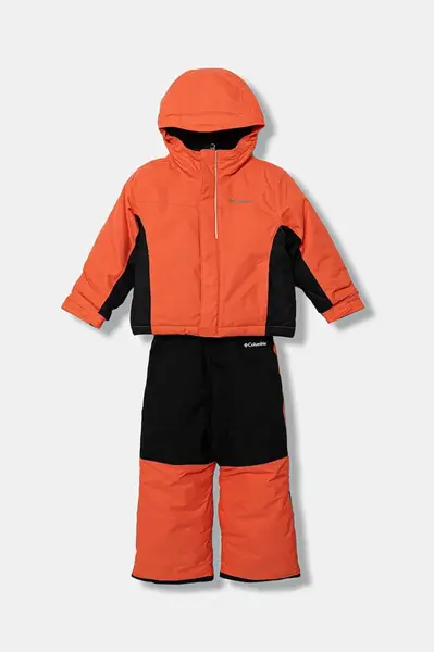 Dětská bunda a overal Columbia Buga oranžová barva, 2134061
