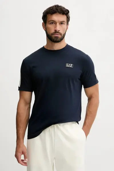 Bavlněné tričko EA7 Emporio Armani