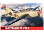 Level 4 Model Kit Fairey Gannet AS.1/AS.4 Aircraft with 3 Scheme Options 1/48 Plastic Model Kit by Airfix