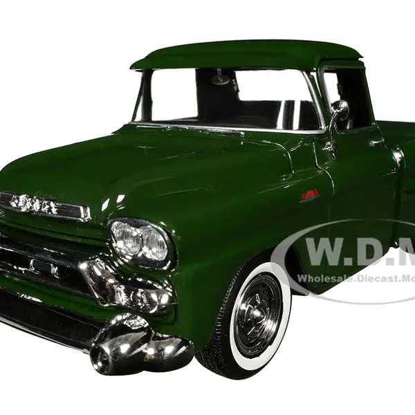 1958 GMC 100 Wideside Pickup Truck Green "Timeless Legends" Series 1/24 Diecast Model Car by Motormax