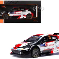 Toyota GR Yaris Rally1 Hybrid 33 Elfyn Evans - Scott Martin Winner "Rally Finland" (2023) 1/18 Diecast Model Car by IXO Models