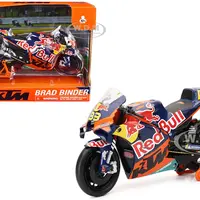 KTM RC16 Motorcycle 33 Brad Binder MotoGP "Red Bull KTM Factory Racing" 1/12 Diecast Model by New Ray