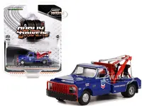 1969 Chevrolet C-30 Dually Wrecker Truck Dark Blue "Standard Oil Company Roadside Service 24 Hour" "Dually Drivers" Series 10 1/64 Diecast Model Car