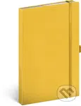 Notes Žlutý - linkovaný (s gumičkou na uzavření a poutkem na tužku)
