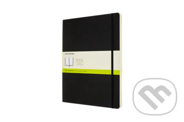Moleskine - zápisník čierny (mäkký, veľký) (čistý)