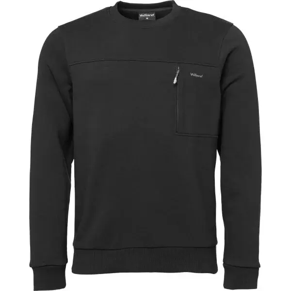 Willard BANUR Pánská mikina, černá, velikost