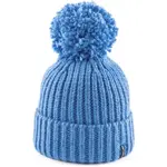Finmark WINTER HAT Zimní pletená čepice, modrá, velikost UNI