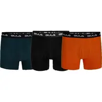 Bula BOXERS 3PCS Pánské bavlněné boxerky, černá, velikost
