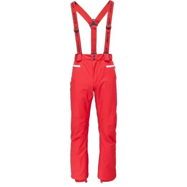 LOAP FEBON Pánské lyžařské kalhoty, červená, velikost