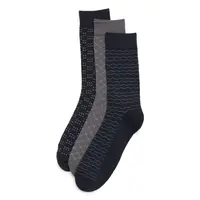 BLEND BHMAKENNA 3PK Pánské ponožky, černá, velikost