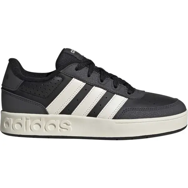 adidas BREAKBASE J Dětská volnočasová obuv, černá, velikost 38 2/3