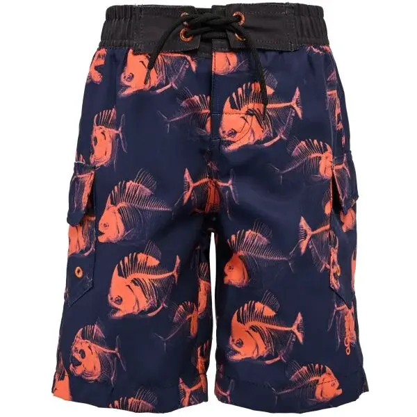 AQUOS PRESTON Chlapecké šortky, tmavě modrá, velikost 152-158