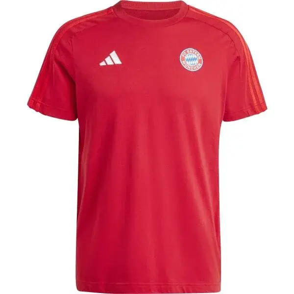 adidas FC BAYERN DNA TEE Pánské triko, červená, velikost XXXL