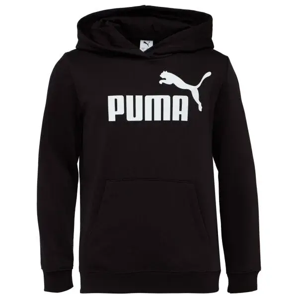 Puma ESSENTIALS NO.1 LOGO HOODIE FL G Dívčí mikina, černá, velikost