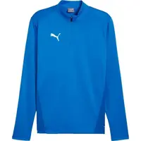Puma TEAMGOAL TRAINING 1/4 ZIP TOP Pánské triko, modrá, velikost