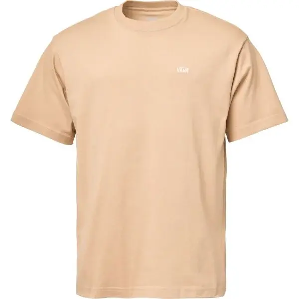 Vans LEFT CHEST II Pánské tričko, béžová, velikost
