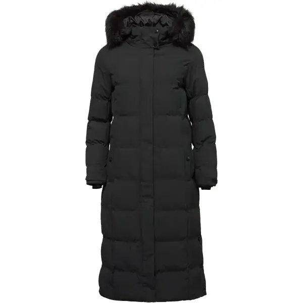 Willard GILDA Dámský dlouhý prošívaný kabát, černá, velikost XXL